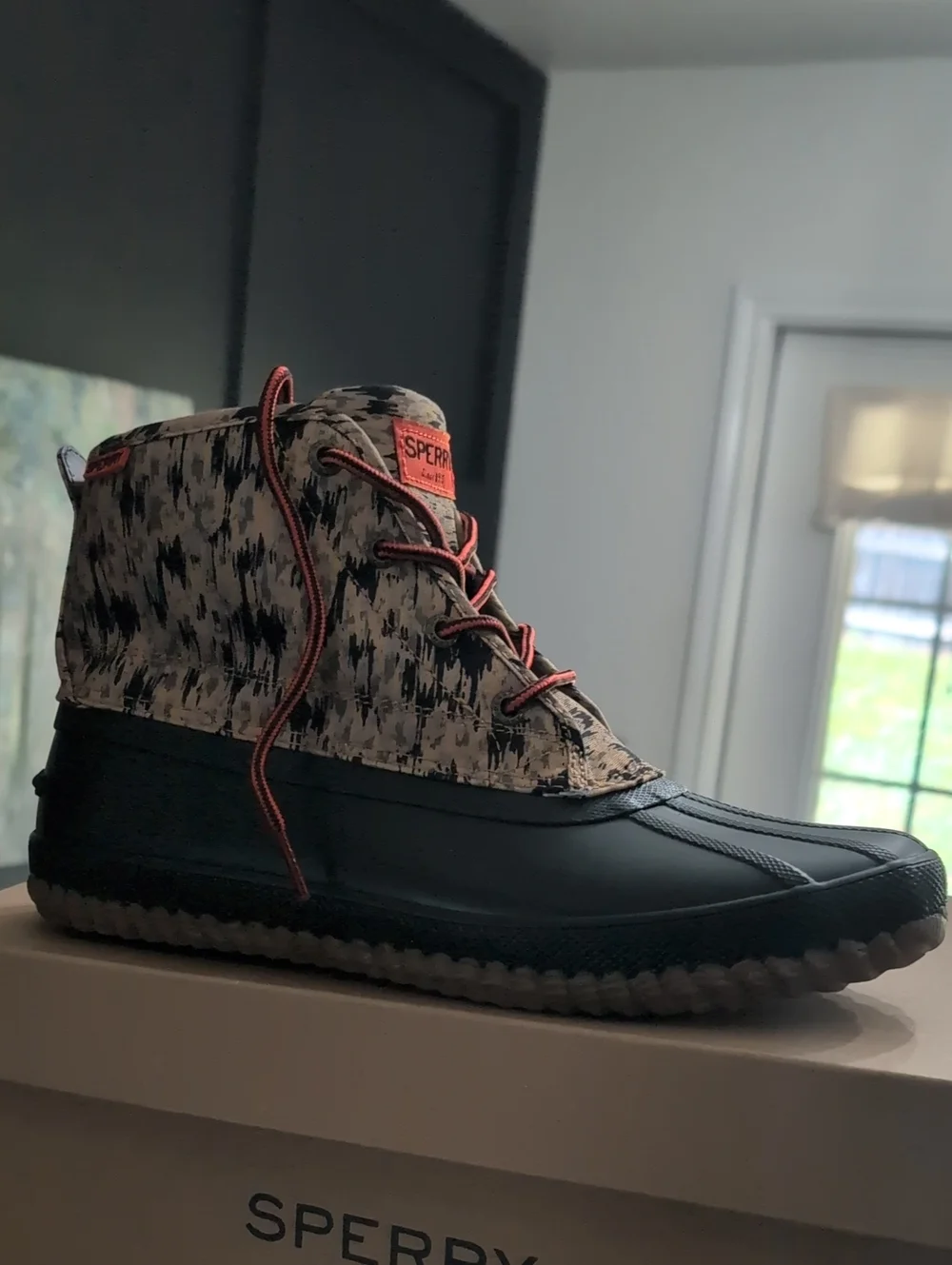 Sperry Men's Breakwater Lu Br Camo/Black Duck Boots